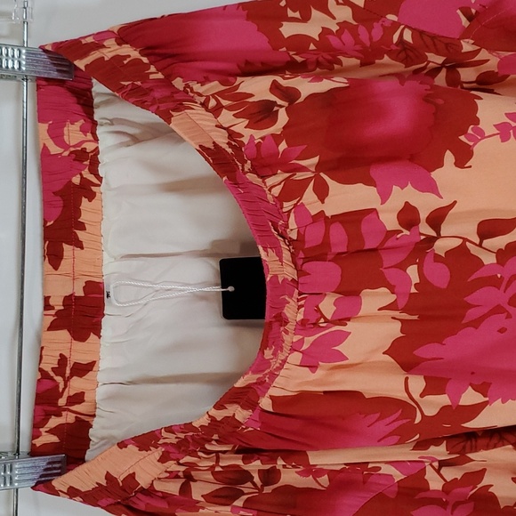 DEEP SELF Women Maxi Skirt for Summer Casual Ruffle Slit Elastic High Waist Flow - Picture 10 of 13